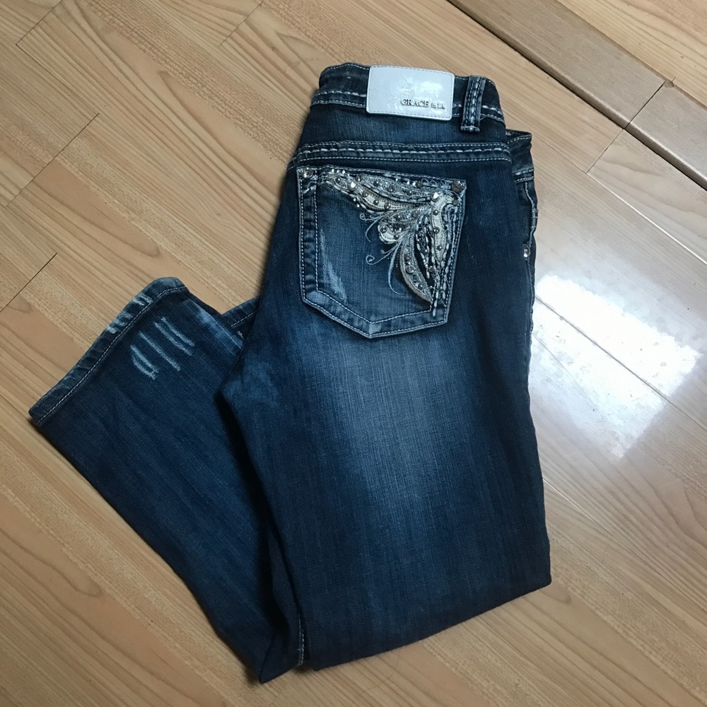 Grace in LA Easy Fit Capris
